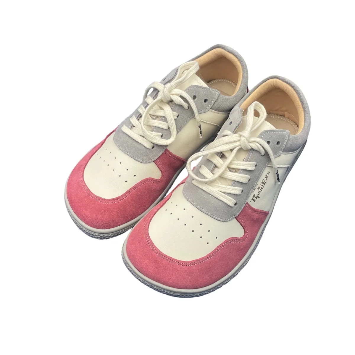 Tipsietoes zapatillas descalzas de cuero genuino con puntera ancha - imagen 2