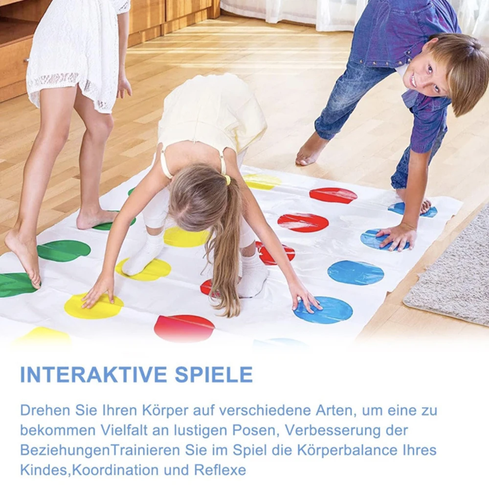 Twister de fiesta familiar: juego activo para niños y adultos - imagen 5