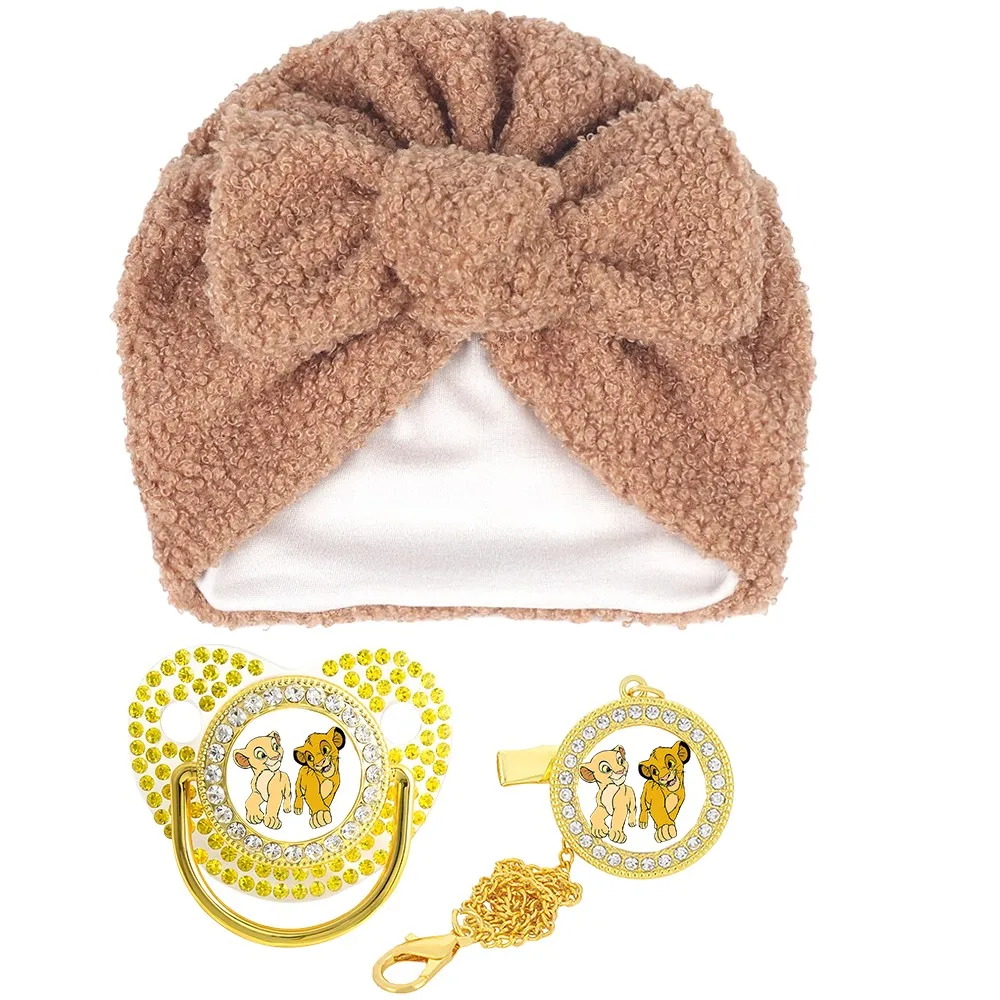 Lindos sombreros de felpa, accesorios para el cabello de otoño e invierno, estampados para bebés, chupetes y clips para chupete, maniquíes, duchas para recién nacidos sin BPA - imagen 5
