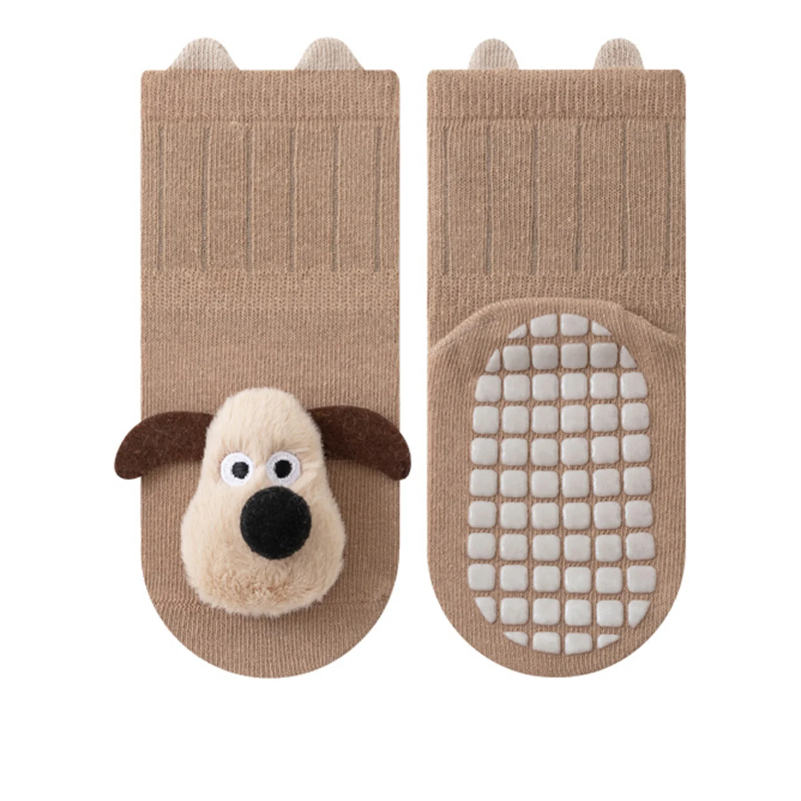 Calcetines antideslizantes para bebés recién nacidos, niños y niñas, calcetines a media pantorrilla, medias, accesorio de disfraz para gatear, caminar y correr - imagen 3