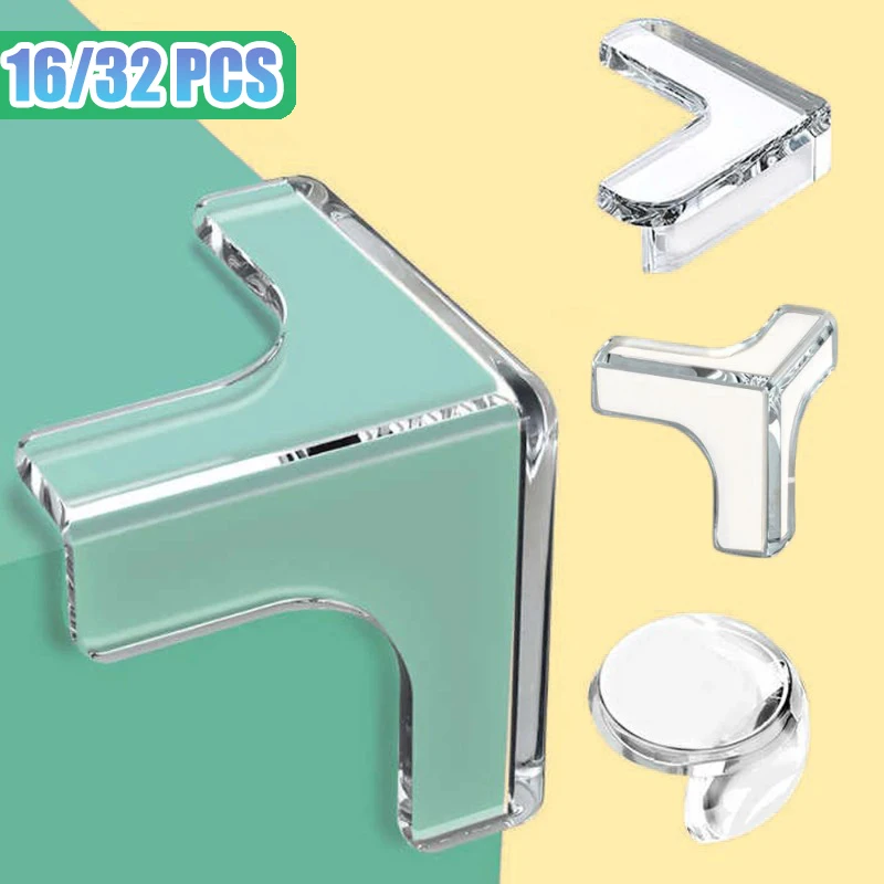 Protectores de esquina de mesa para muebles de bebé, protectores de esquina, cubiertas de borde de mesa, protectores de bordes anticolisión transparentes para niños, seguridad para bebés
