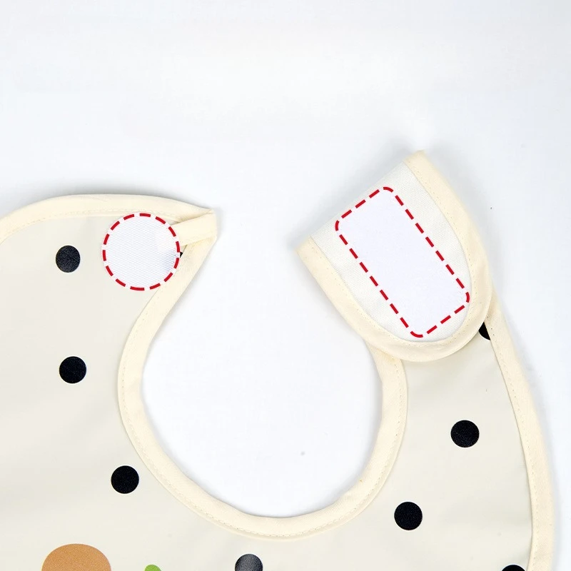 Babero de dibujos animados suave impermeable con bolsillo de arroz extraíble para bebé para comer niños y niñas babero de comida complementaria para bebé sin enjuague - imagen 3