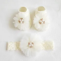Diademas con perlas para bebé - complementos de pelo