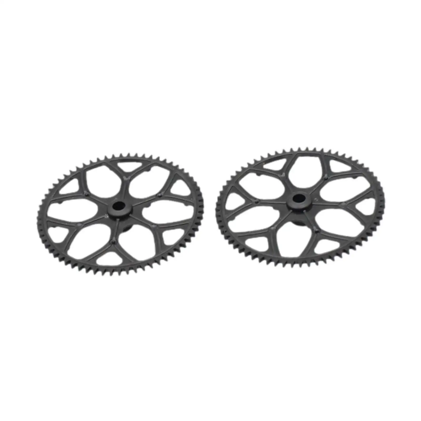 2 Pieces RC Helicopter Gears Set Upgrade Part Lightweight Sturdy DIY Parts RC Car Kits for Wltoys K170 XK Aircraft