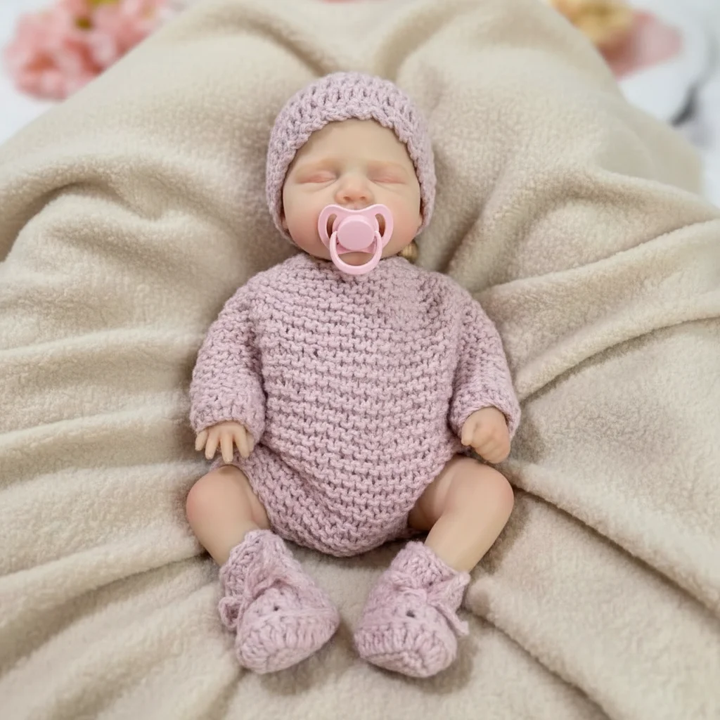 NPK Pascale Muñeca Reborn de silicona flexible, suave y muy realista - imagen 2