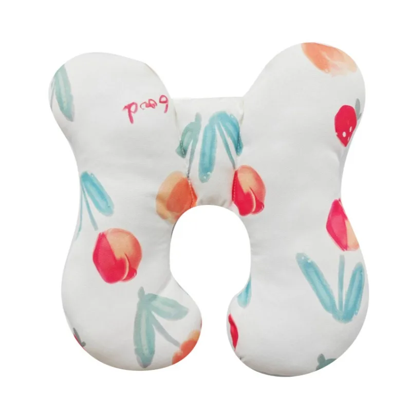 Almohada de cuello de bebé de dibujos animados con múltiples soportes, diseño en forma de U, asiento de coche, cochecito, almohada de viaje Universal, accesorios de cama para recién nacidos - imagen 5