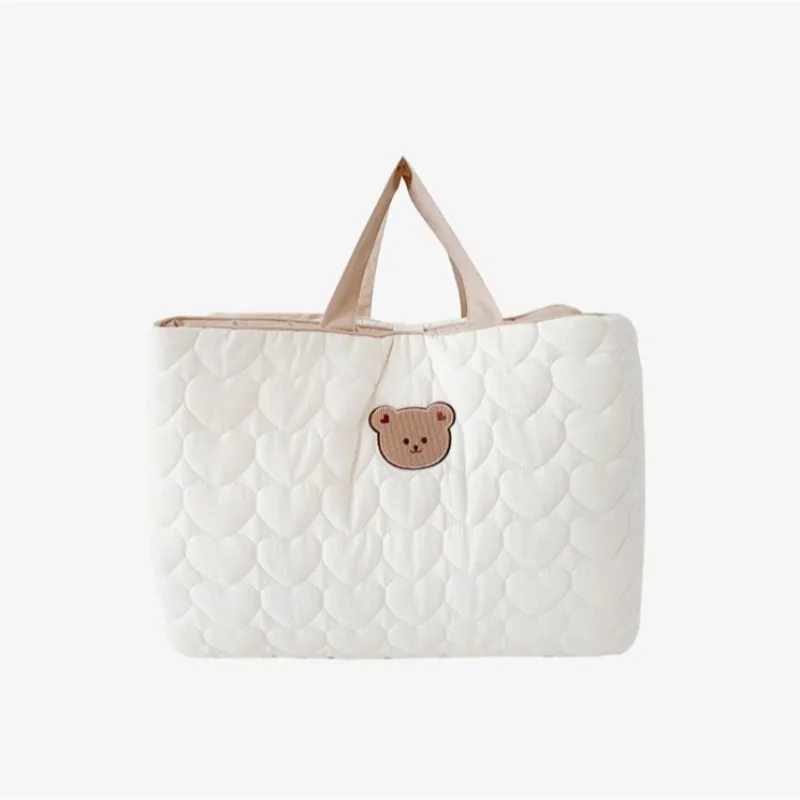 Colchón coreano para cuna de bebé recién nacido, cama 100% de algodón con bordado de percal, almohadilla plegable transpirable para guardería, siesta infantil - imagen 5