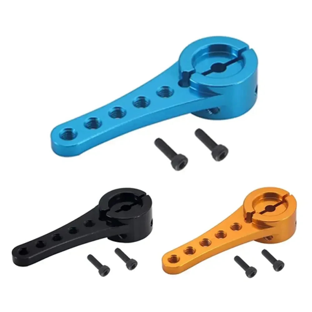 Brazo Servo estriado 25T, 46mm de longitud, brazo Servo de dirección de aleación de aluminio, diseño de torsión grande, brazo Servo sobre orugas para Futaba MG996 MG995 - imagen 2