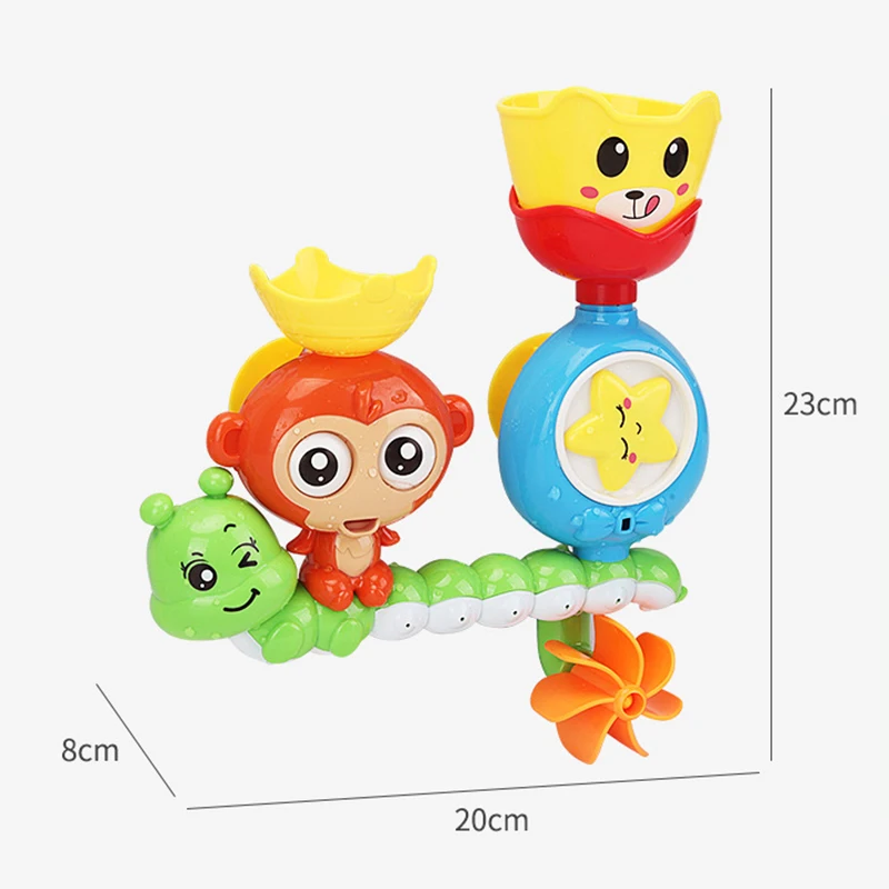 Oruga baño bebés con ventosa – Juguete agua infantil ducha - imagen 3