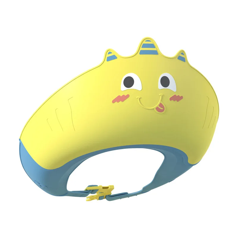 Gorro suave para Baby Shower, gorro ajustable para lavar el cabello para niños, protección para los oídos, champú seguro para niños, ducha de baño, protege la cubierta de la cabeza - imagen 4