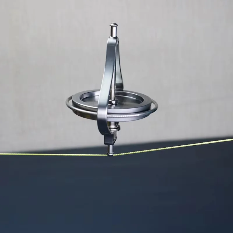 Metal Gyroscope Toy Fingertip Gyro Magic Anti-gravity Adult Decompression Balance Mechanical Anti-Gravity Teaching Equip Toy - imagen 2