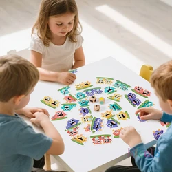 Juego Montessori de lógica y colores para niños pequeños