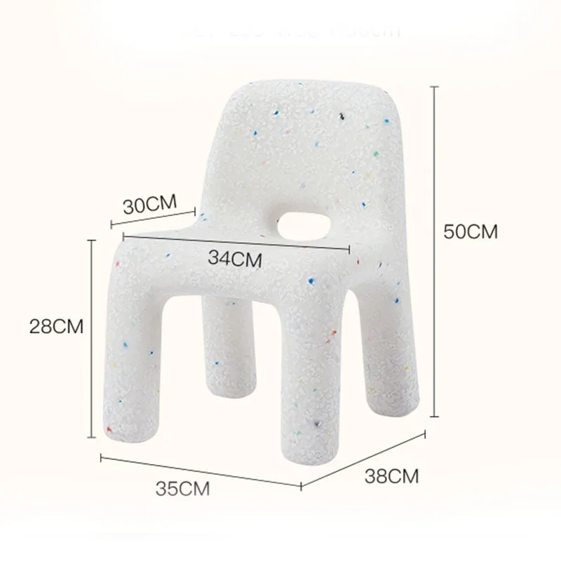 LazyChild Taburete infantil con respaldo compacto para niños - imagen 3