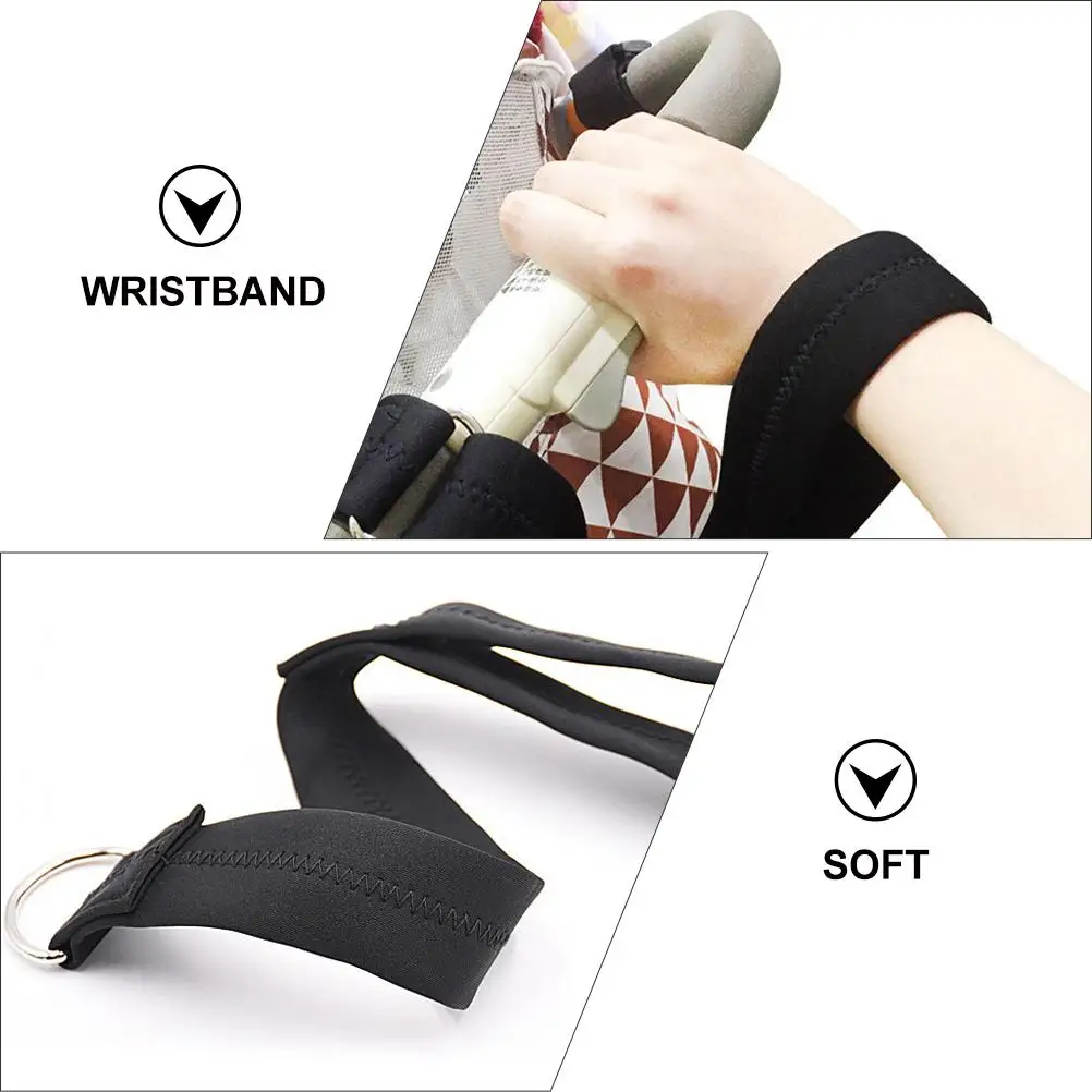 Pulsera de seguridad, correa para cochecito, Material suave, anillos en D, pulsera multiusos, correa para perro bebé, cinturón para silla de ruedas, cochecito de seguridad - imagen 5