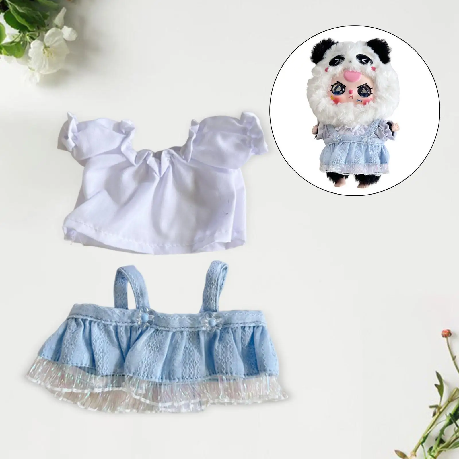 Doll Clothes Suit Dress up Doll Dress Outfits for Cloth Dolls 20 cm Dolls
