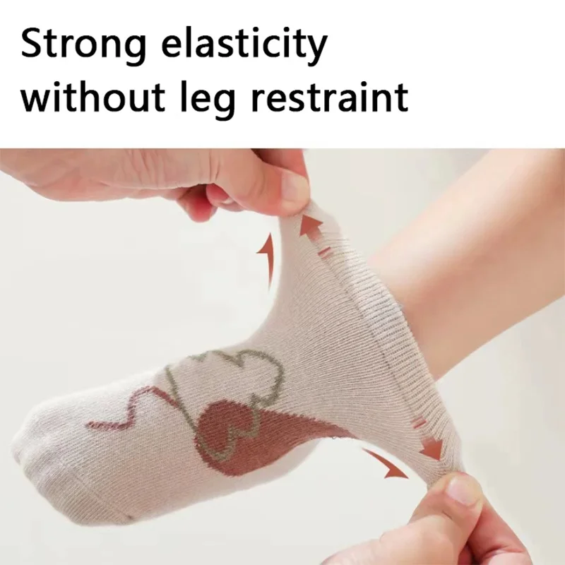 Calcetines bonitos de punto con agarre para bebé de 0 a 1 año, calcetines de algodón orgánico para recién nacidos, ropa antideslizante para niños y niñas, calcetines para niños pequeños - imagen 3