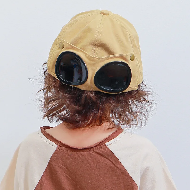 Nuevas gafas geniales para bebés, gorra de béisbol para primavera y verano, sombrero de aviador para niñas, gafas para niños, sombreros de Hip Hop, gorras con visera para niños pequeños - imagen 4