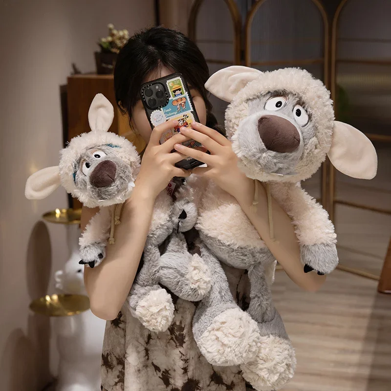 Peluche lobo disfrazado de oveja – Almohada suave infantil