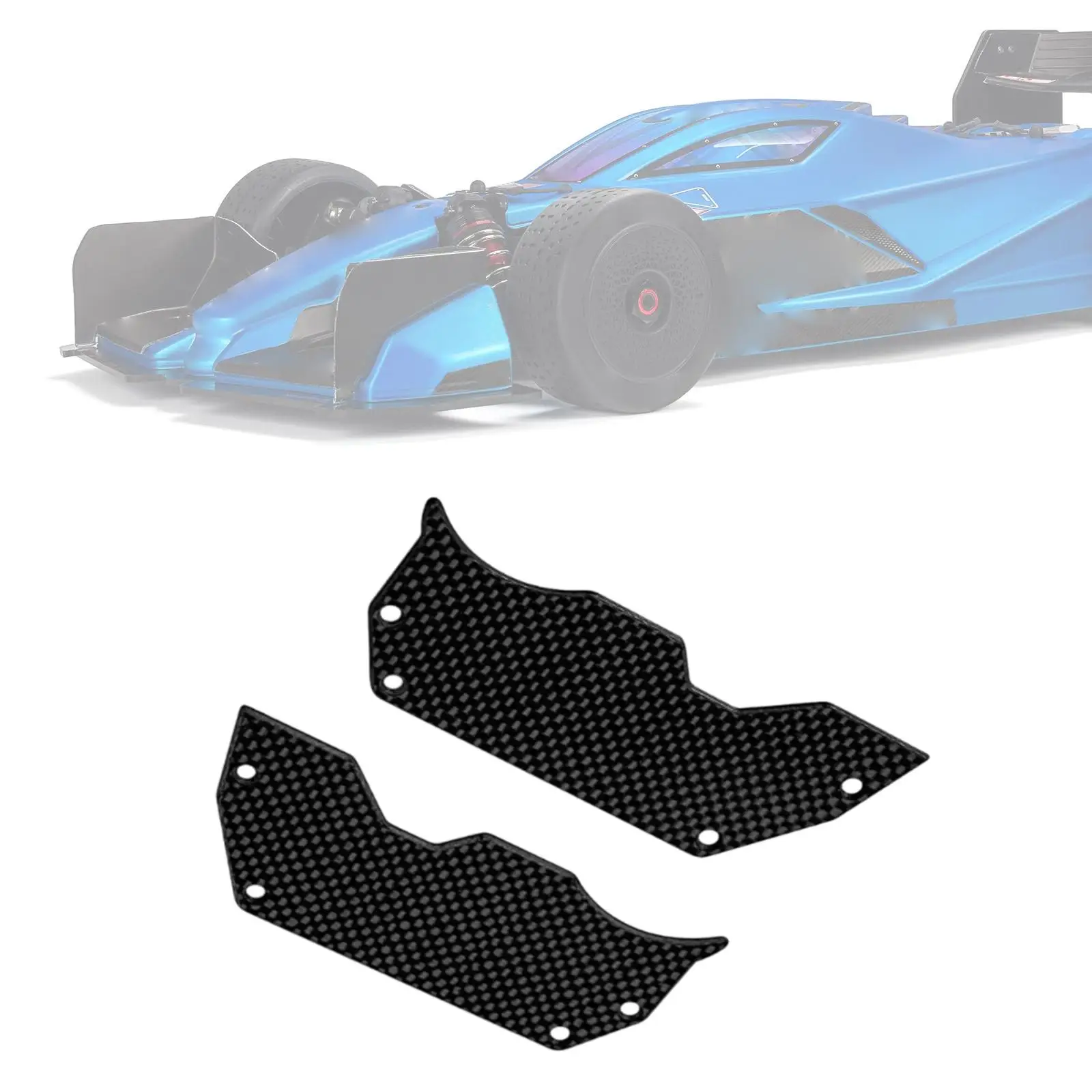2Pcs RC Air Dam Diffuser Wheel Covers Ti2154218 High Performance Accessory