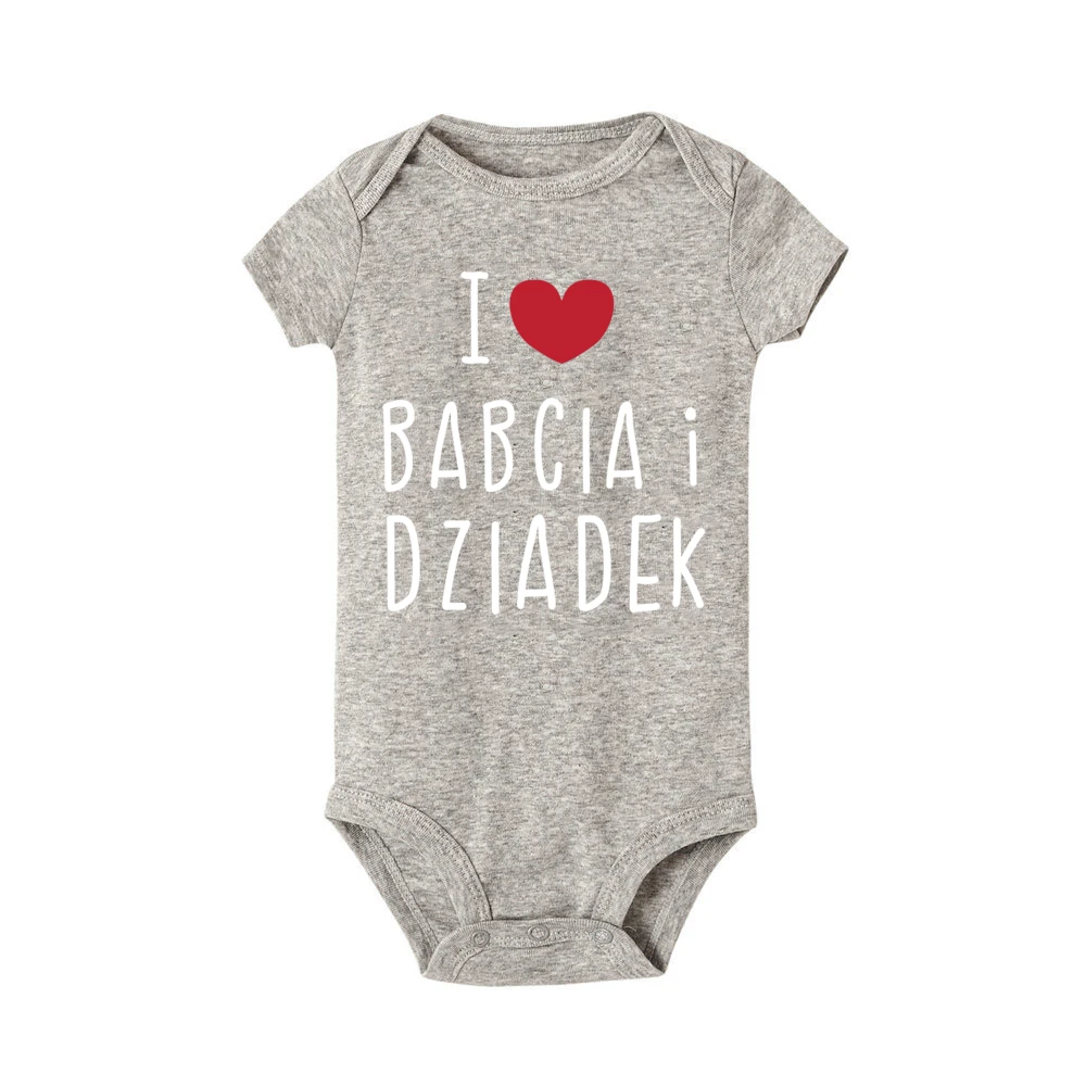 Pelele Babcia y Dziadek para recién nacido – Algodón suave - imagen 2