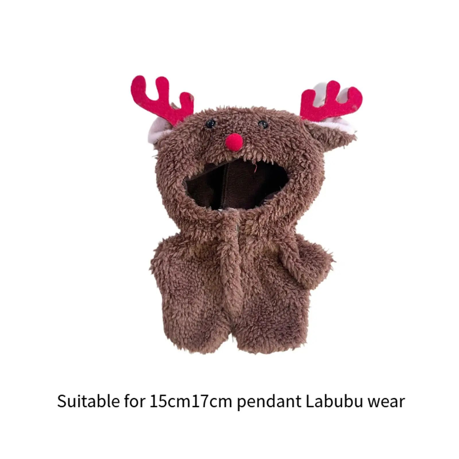 Plush Doll Jumpsuit Christmas Doll Costumes DIY Accessories Fashion for Kids Dress up Doll Outfit without Doll 15cm 17cm Doll