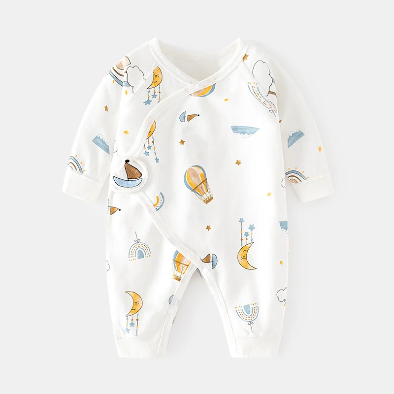 Pelele para bebé recién nacido de 0 a 6M, mono infantil con estampado de algodón, ropa informal para recién nacido, ropa para niña y niño, ropa de primavera y otoño nueva