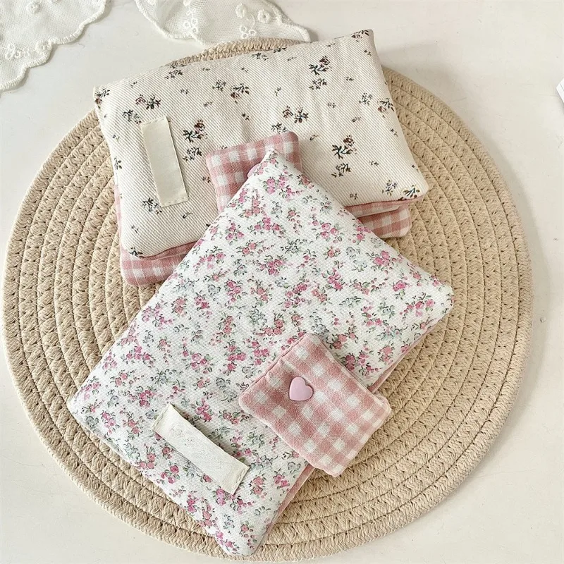 A6 hecho a mano estampado Floral trébol libro chaqueta cubierta de libro libro libro de contabilidad portátil Bloc de notas diario funda protectora - imagen 5