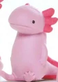 sitting axolotl