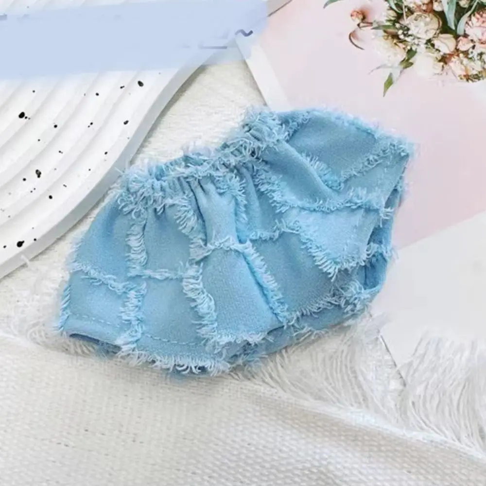 Pantalones cortos de felpa en miniatura para Cosplay, minipantalón Multicolor de 10/20CM para cambio de ropa, casa de juego