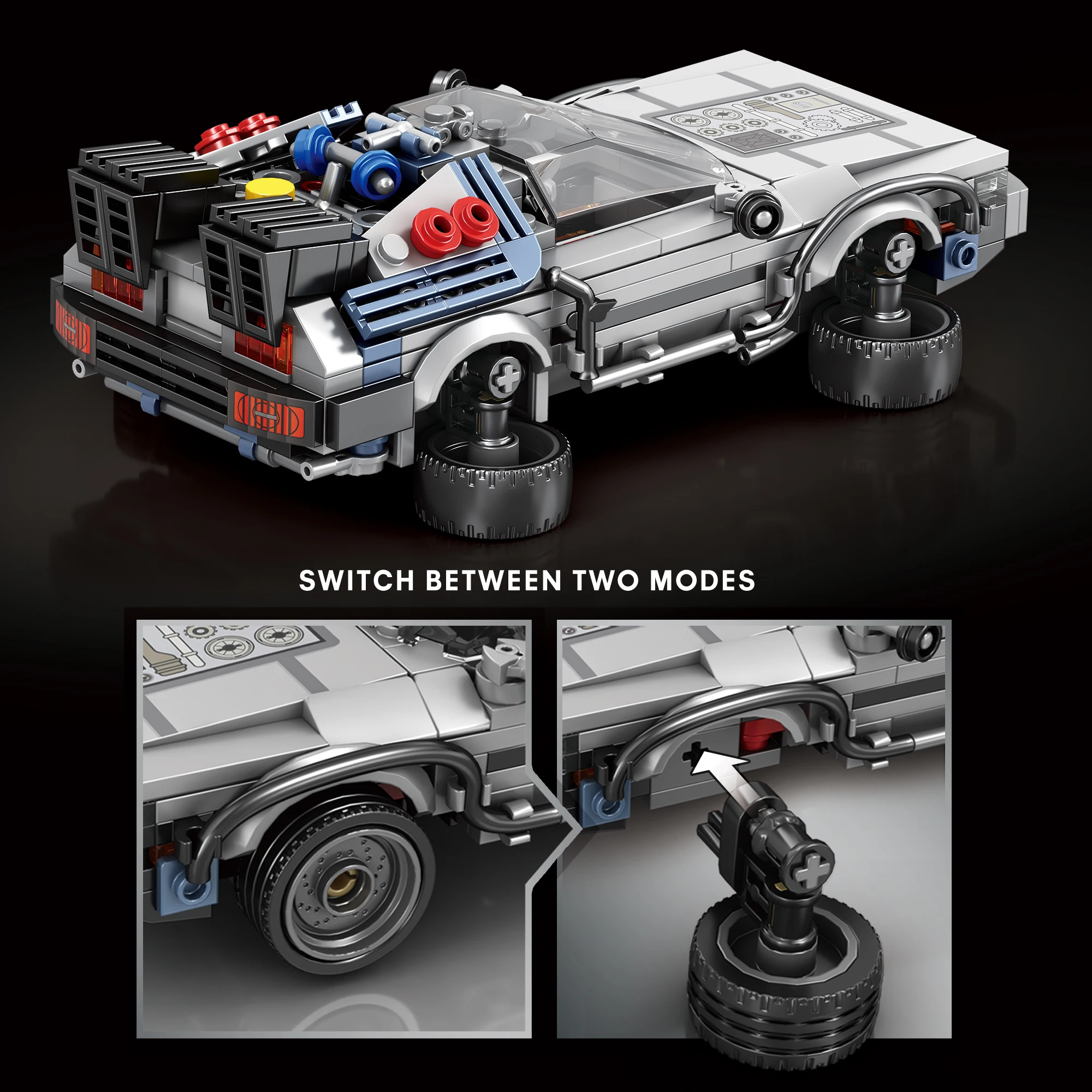 DMC Bloques de construcción coche deportivo futuro para niños - imagen 5