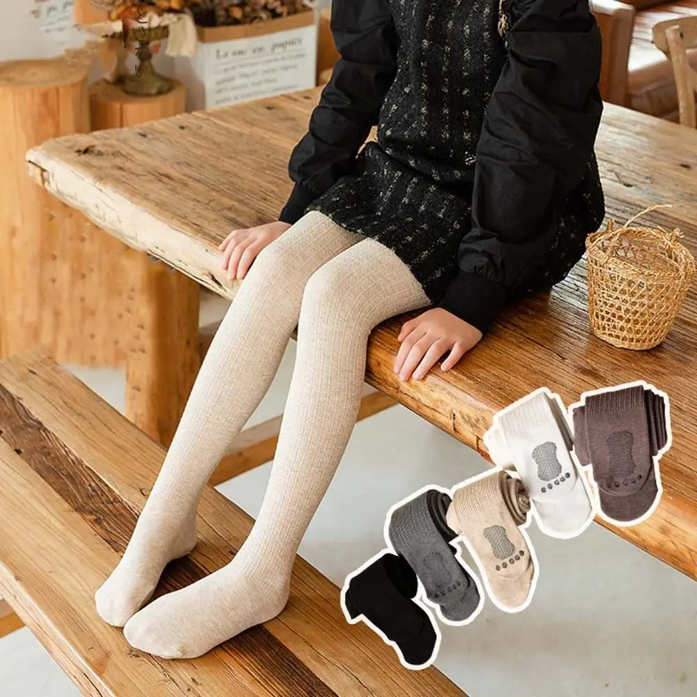 Mallas elásticas de ballet para niña – Algodón suave transpirable