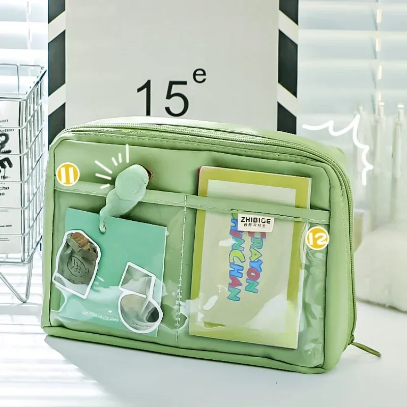 Estuche de lápices de gran capacidad de 12 capas para niñas, escuela primaria, niños, niñas, papelería de alto nivel de apariencia - imagen 2