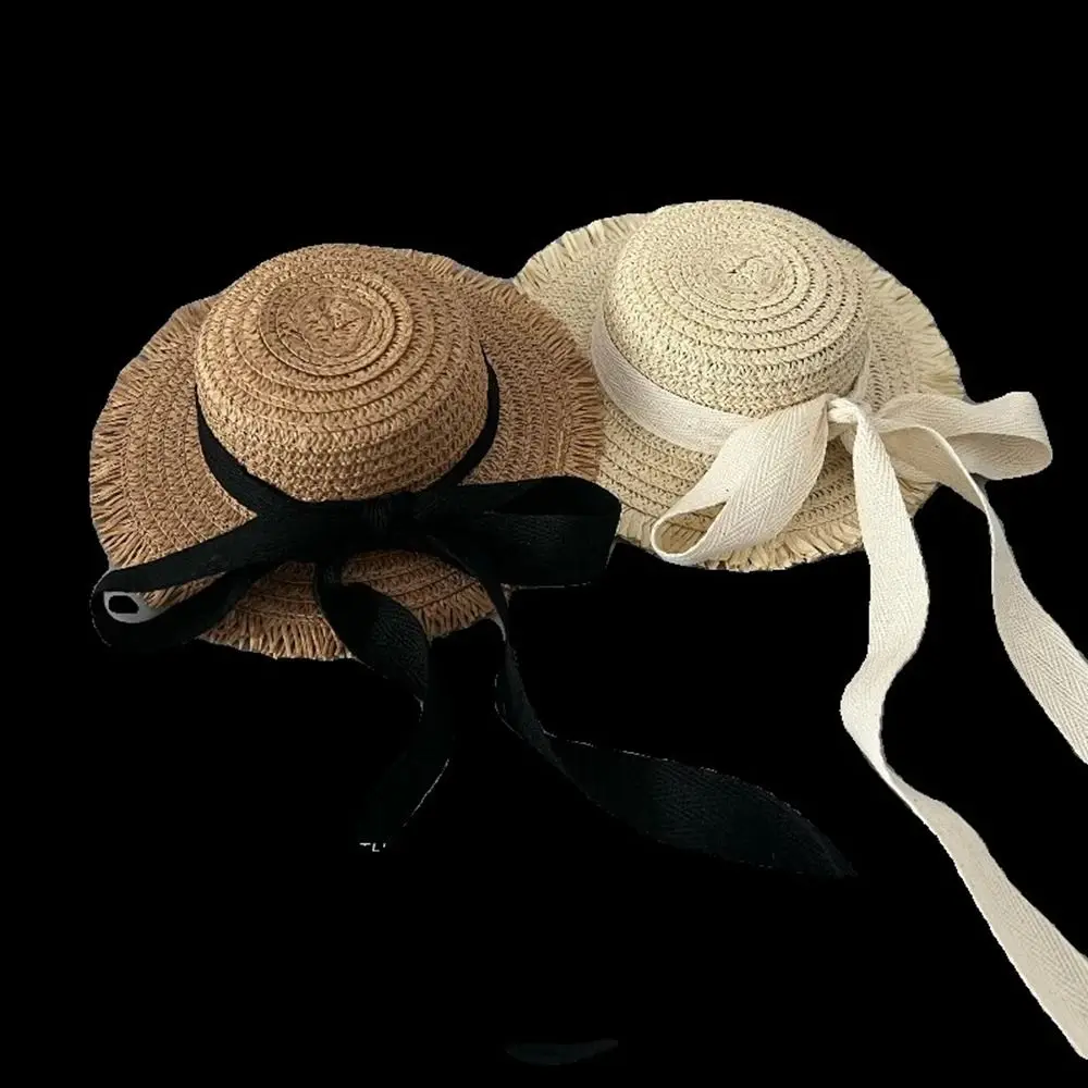 Nuevos zapatos de moda de plástico multiestilos, accesorios DIY para mujer, sombrero de paja con lazo para muñecas azone/licca/ob24/26/27 para muñecas Blythe - imagen 3