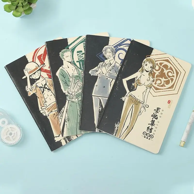 12 Uds. Conjunto de cuaderno de Anime A5 de una pieza, cubierta suave, diario de oficina, Bloc de notas, papelería para estudiantes, Bloc de notas de escritura artística de 36 páginas, nuevo - imagen 3