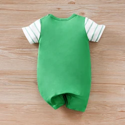 Mono de bebé recién nacido verano con estampado de rana