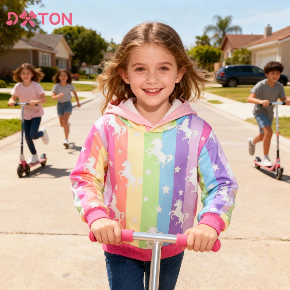 DXTON Sudadera con capucha para niño – Deportiva y de exterior - imagen 2