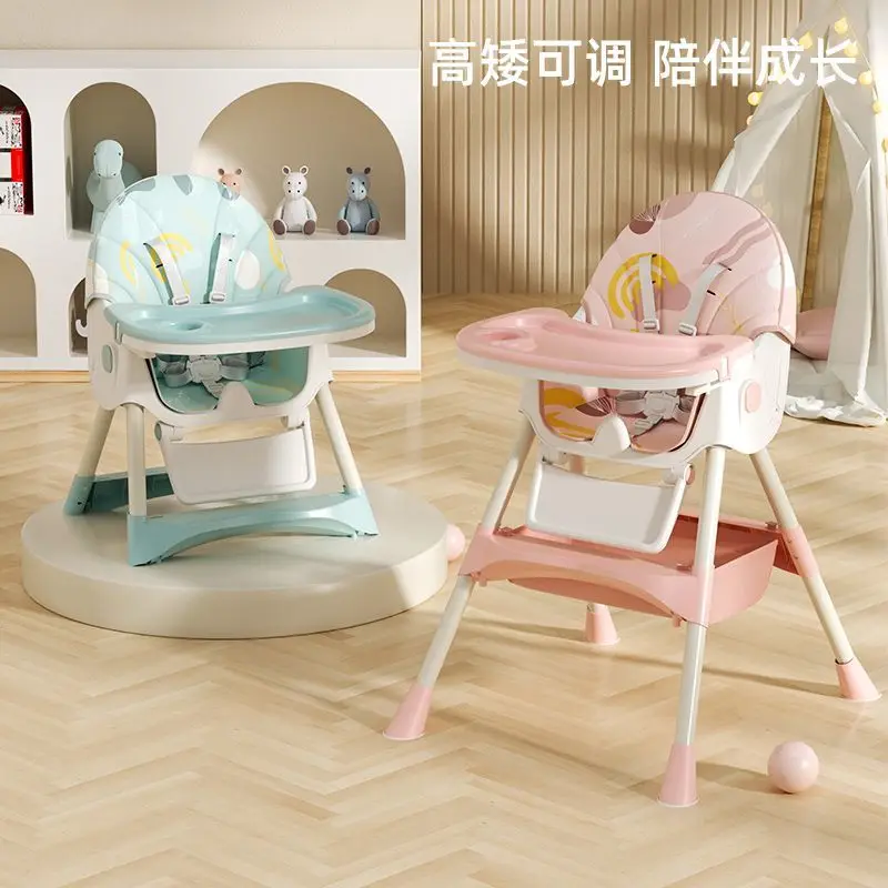 Silla de comer multifuncional ajustable para bebé y niño - imagen 5