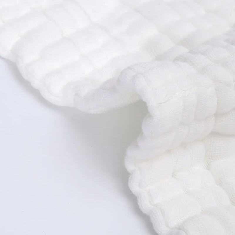 Toallas de baño de 6 capas para bebé, 100% de gasa de algodón, toallas suaves y sólidas para recién nacidos, cuidado corporal facial infantil, absorción de agua ultra fuerte - imagen 5