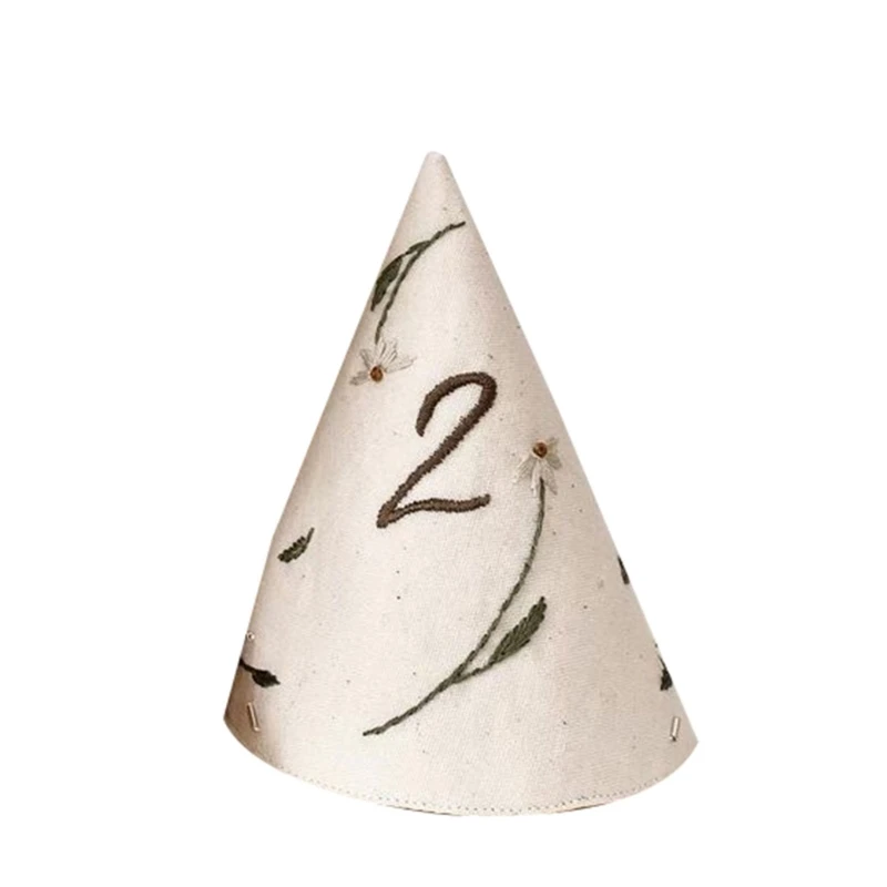 Cómodo sombrero fiesta para bebé, sombreros tocado para fiesta del Día los niños pequeños QX2D - imagen 2