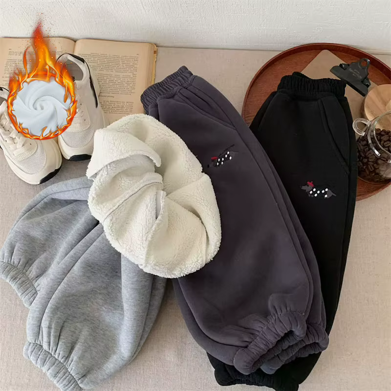 Pantalones acolchados de invierno para niños y niñas - imagen 5