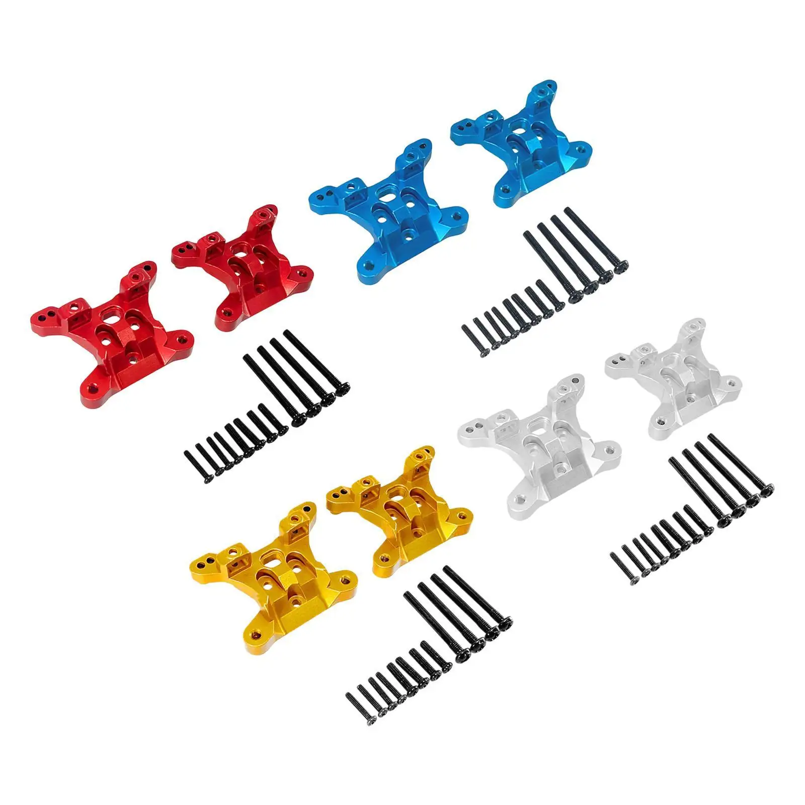 Montaje de choque trasero delantero fácil de instalar multiusos ligero 1/16 RC modificación de coche para RC Crawler accesorios de coche RC de alta velocidad - imagen 4