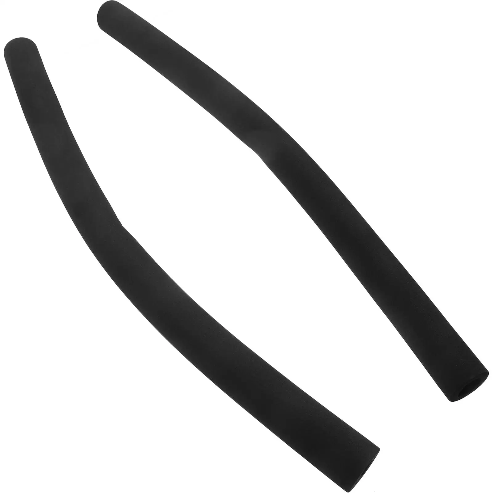 Cubierta de mango de cochecito de bebé, Material de esponja, funda de agarre para reposabrazos de cochecito, reemplazo Universal de espuma negra, 2 uds. - imagen 5