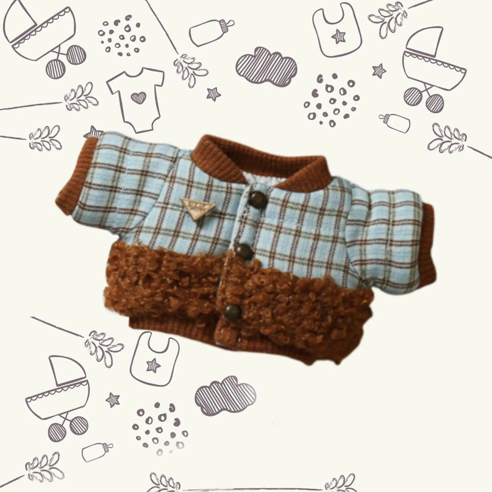 Doll Clothing Comfortable Fashion Doll Costume for Girls Kids Pendant Doll