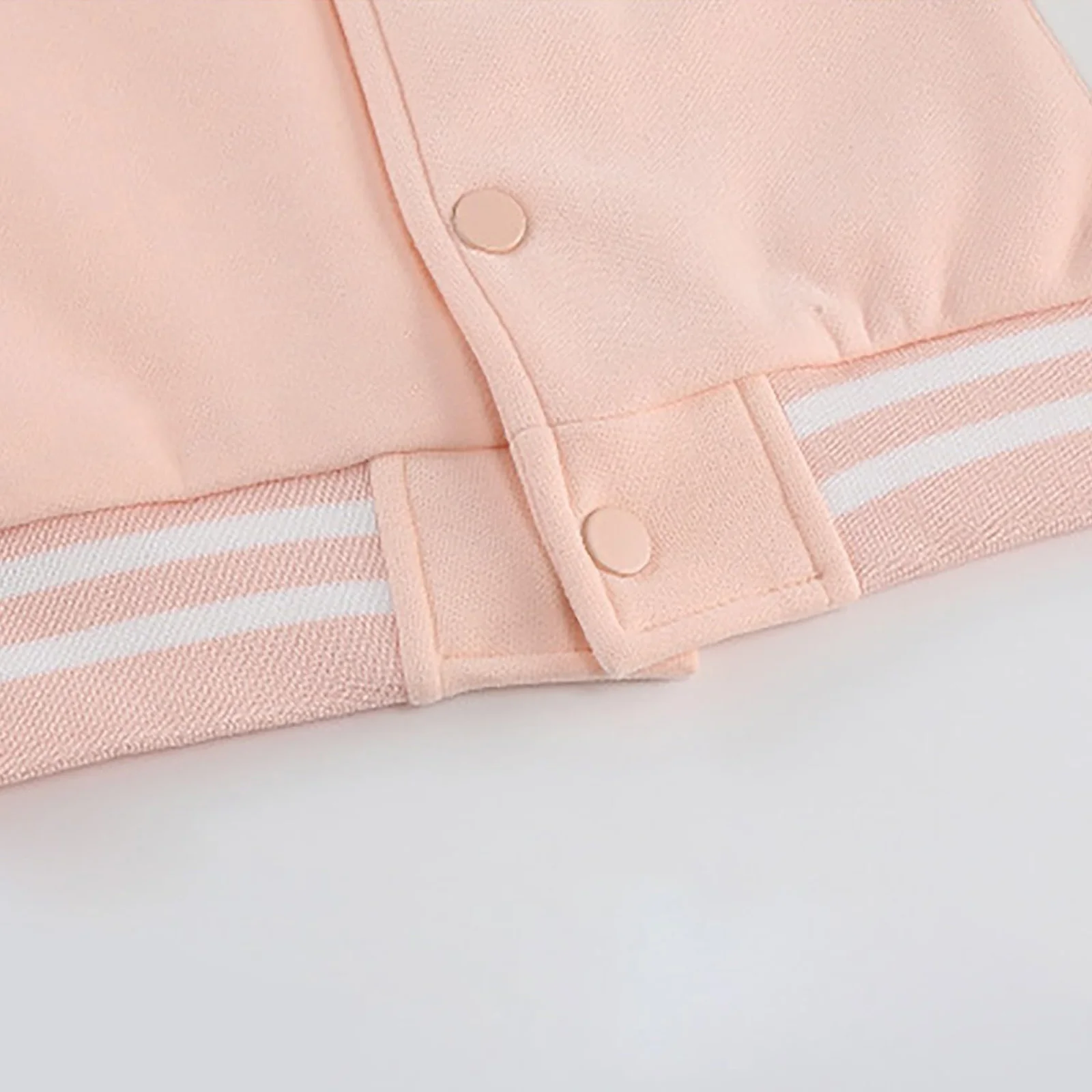 Chaqueta de béisbol para bebé – Manga larga con botones de presión y bolsillos - imagen 3