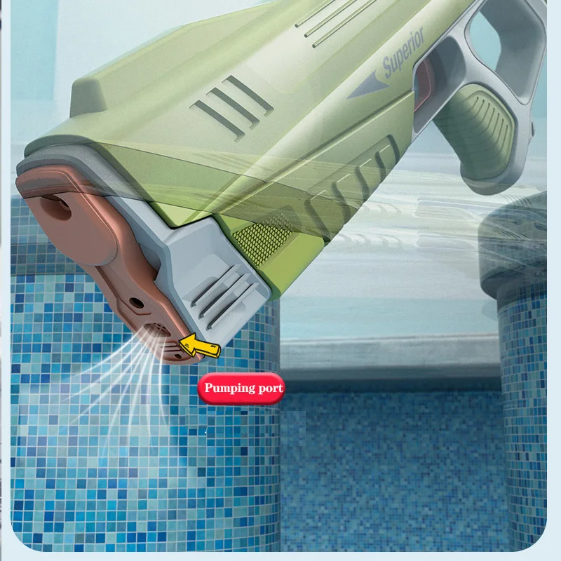 Pistola de agua eléctrica para niños – Playa y verano - imagen 4