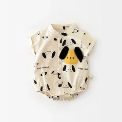 Body verano bebéMILANCEL – Algodón suavecon estampado cachorro