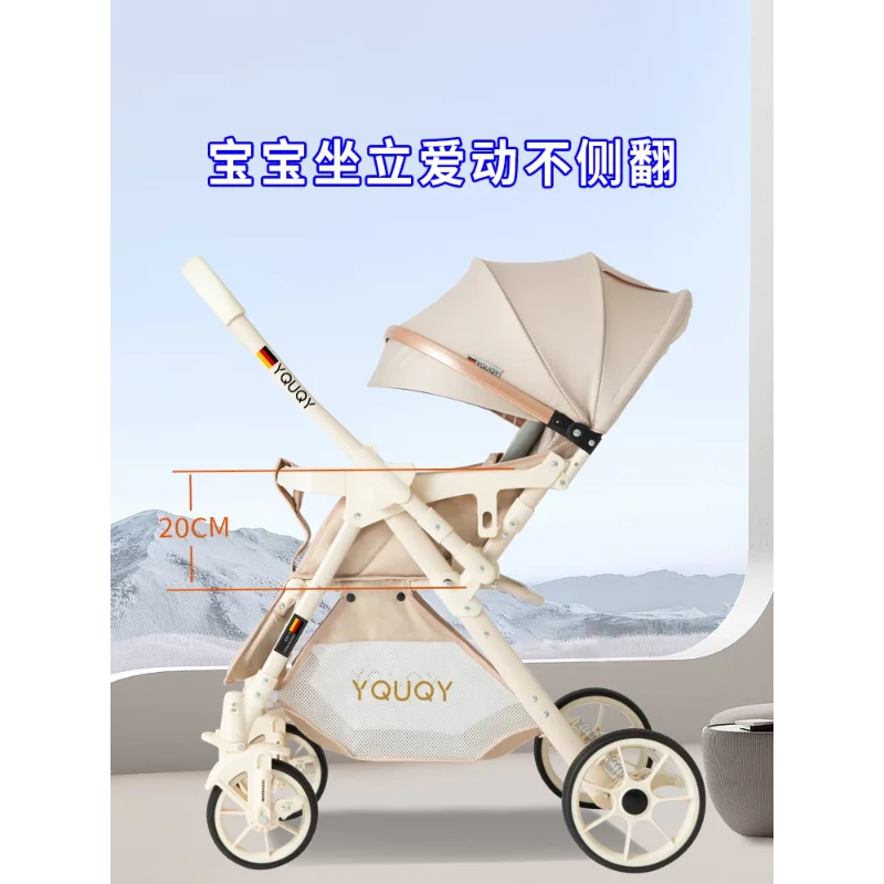 Cochecito ligero reclinable para bebé – Plegable y funcional - imagen 5