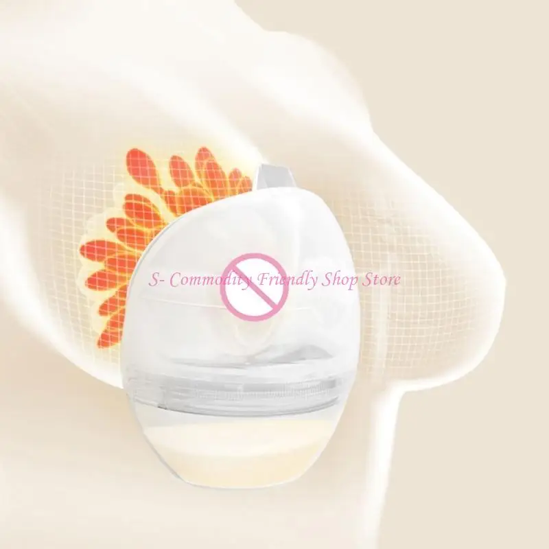 Dispositivo recolección leche materna posparto 85AE 50ML, Colector leche cómodo y seguro, Extractor leche portátil, - imagen 4