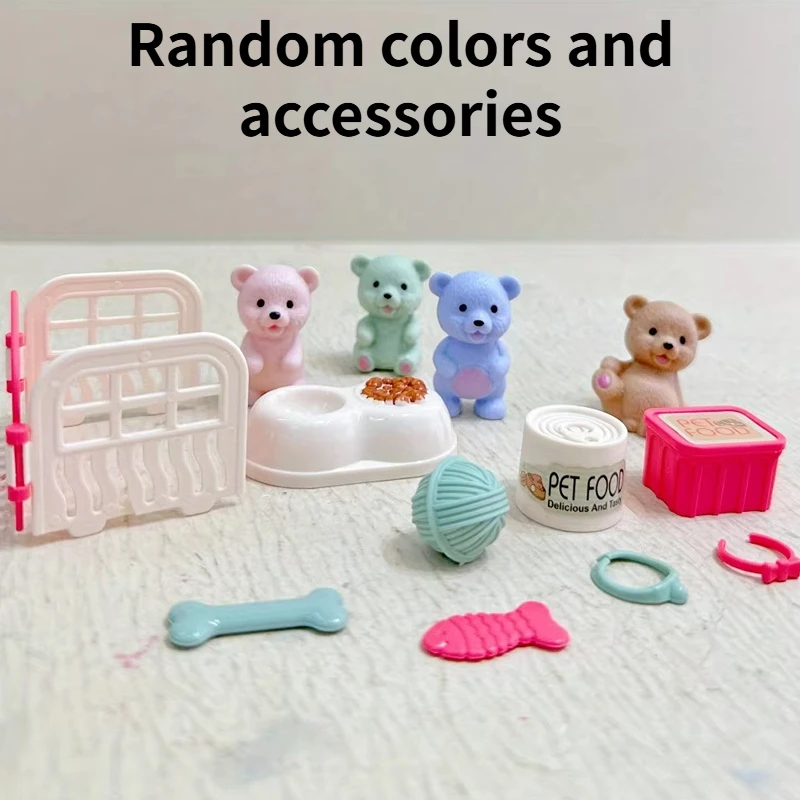 Casita de juegos con osos de peluche - Juguetes educativos para niños - imagen 3