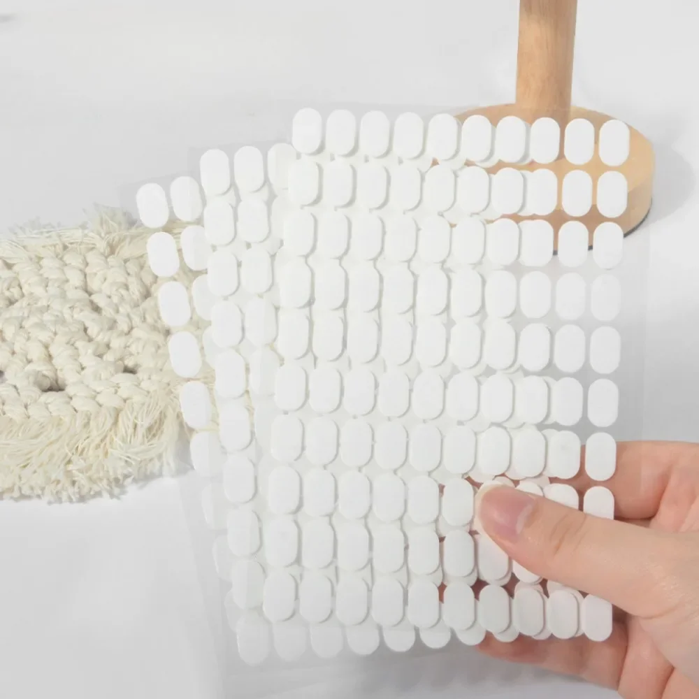 Cinta adhesiva para herramientas de soporte de exhibición falsa, 100 Uds., uñas de doble cara, tira adhesiva para manicura, exhibición de uñas sin rastro - imagen 3